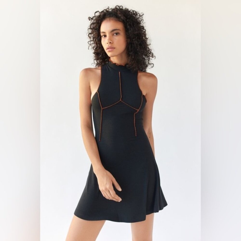 NWT Urban Outfitters Deja Seamed Mini Dress